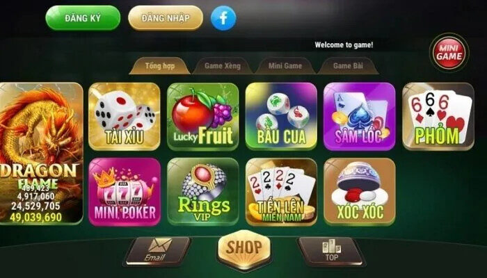 Các bước đăng ký tại cổng game