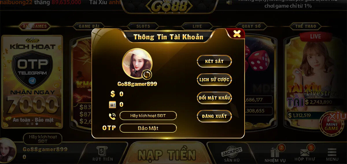 Cách tham gia live Bầu cua game bài đổi thưởng