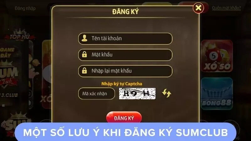 Hướng dẫn tân binh cách lập nick cược Sumclub mới