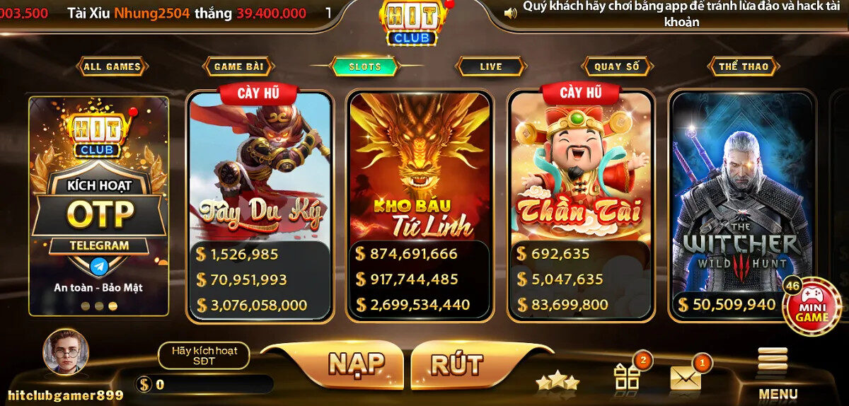 Kinh nghiệm cần biết khi chơi mini game đổi thưởng hitclub