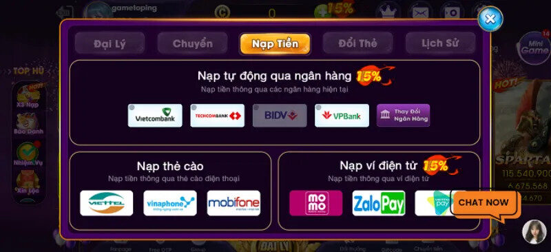 Nạp rút tiền Go86 nhanh chóng, tiện lợi