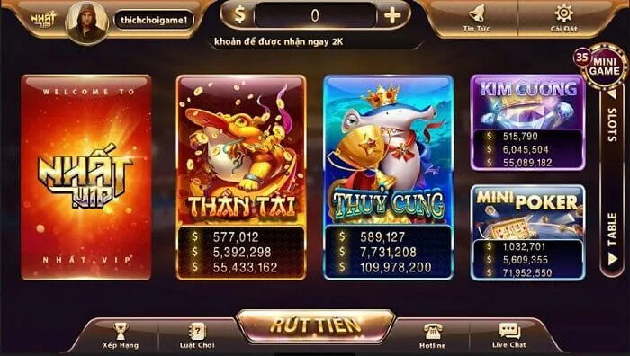 Ưu điểm vượt trội của cổng game Nhatvip